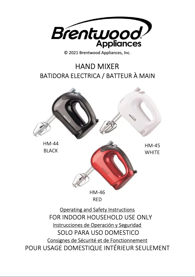 Imagen de la primera página del manual del dispositivo HM-46