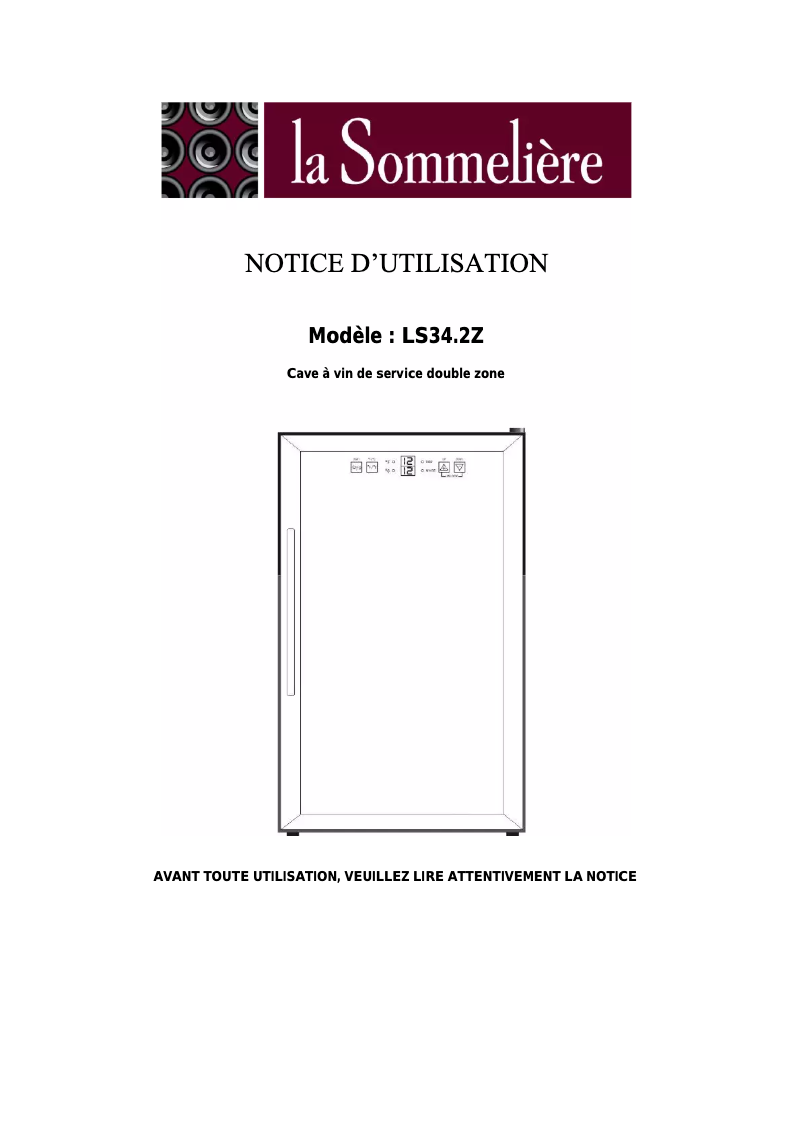 Image de la première page du manuel de l'appareil LS34.2Z