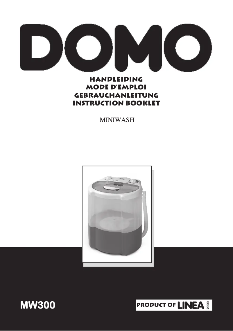 Page n°1 - Manuel utilisateur Domo MW300