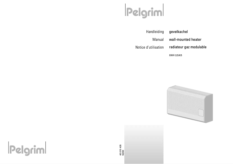 Page n°1 - Manuel utilisateur Pelgrim GWH2