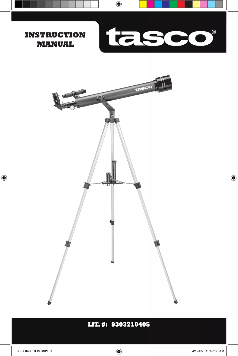 Image de la première page du manuel de l'appareil Novice 30060403