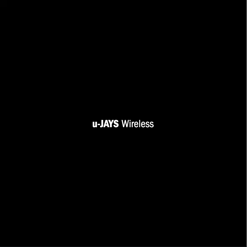 Page n°1 - Manuel utilisateur JAYS u-JAYS Wireless