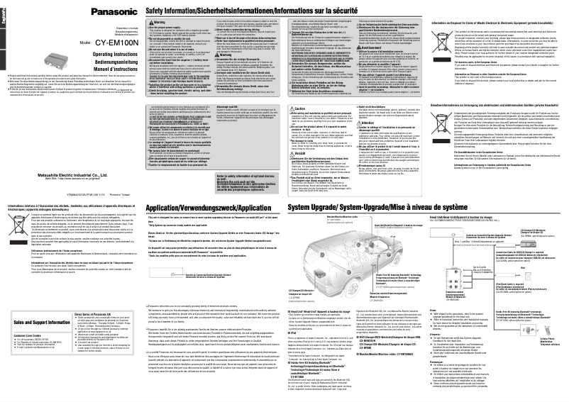 Imagen de la primera página del manual del dispositivo CY-EM100