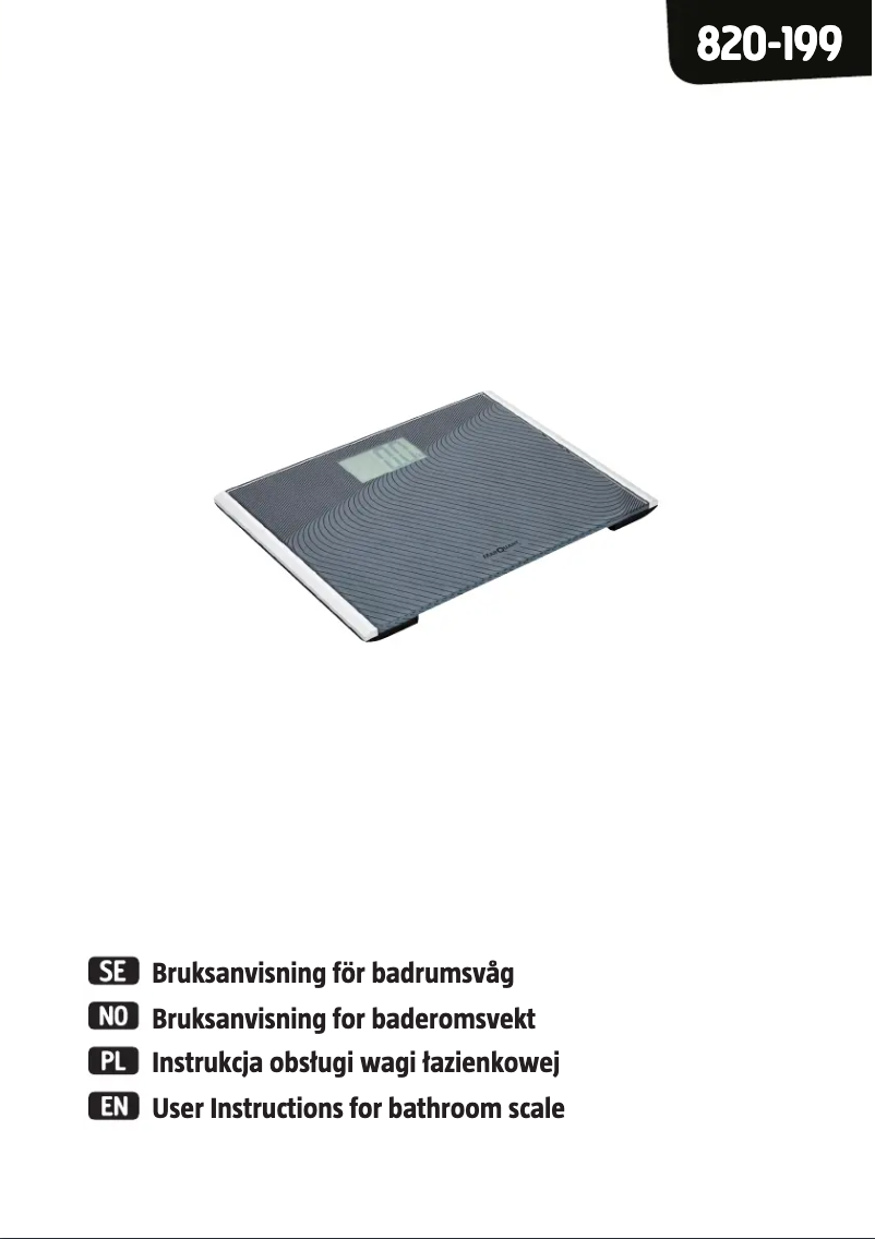 Page n°1 - Manuel utilisateur Marquant 820-199