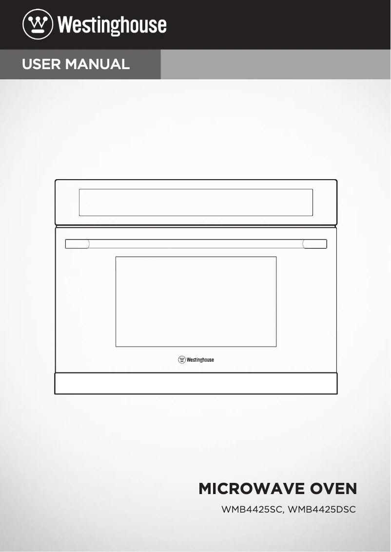 Image de la première page du manuel de l'appareil WMB4425SC