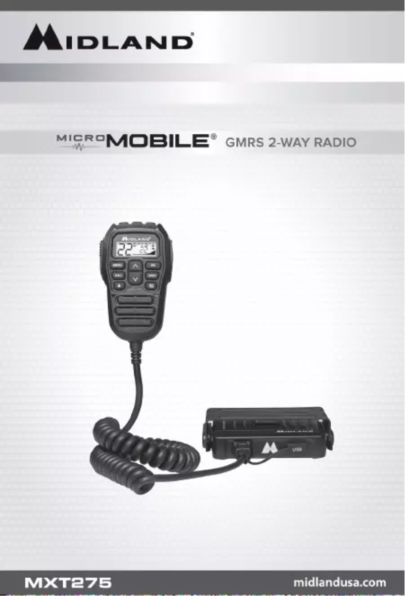 Image de la première page du manuel de l'appareil MicroMobile MXT275
