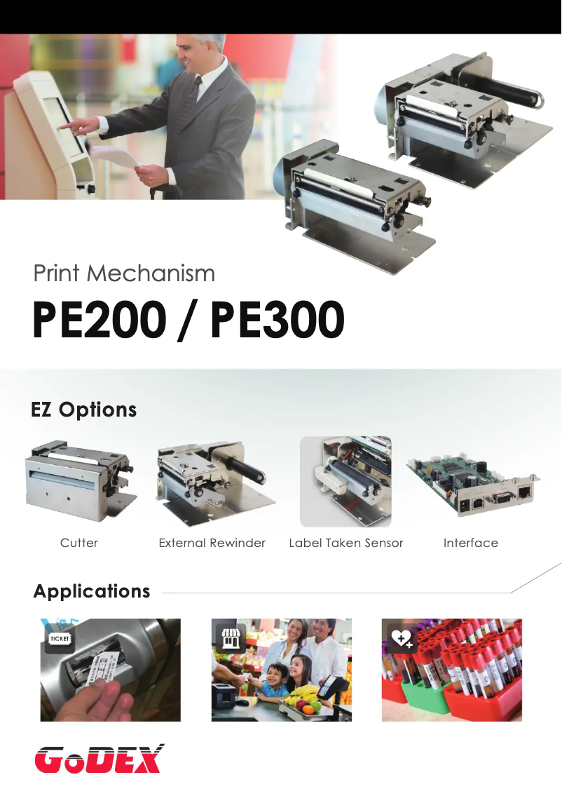 Page 1 de la notice Brochure Godex PE300