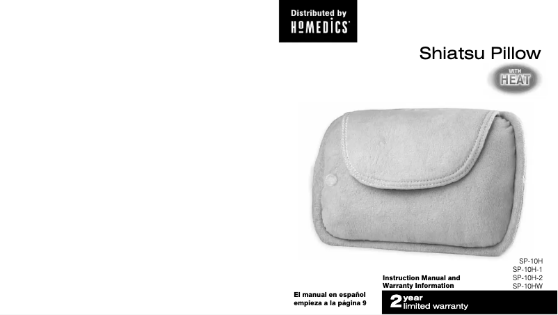 Image de la première page du manuel de l'appareil Therapist Select