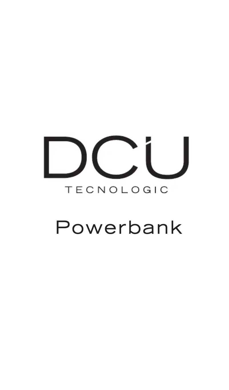 Page n°1 - Manuel utilisateur DCU Powerbank