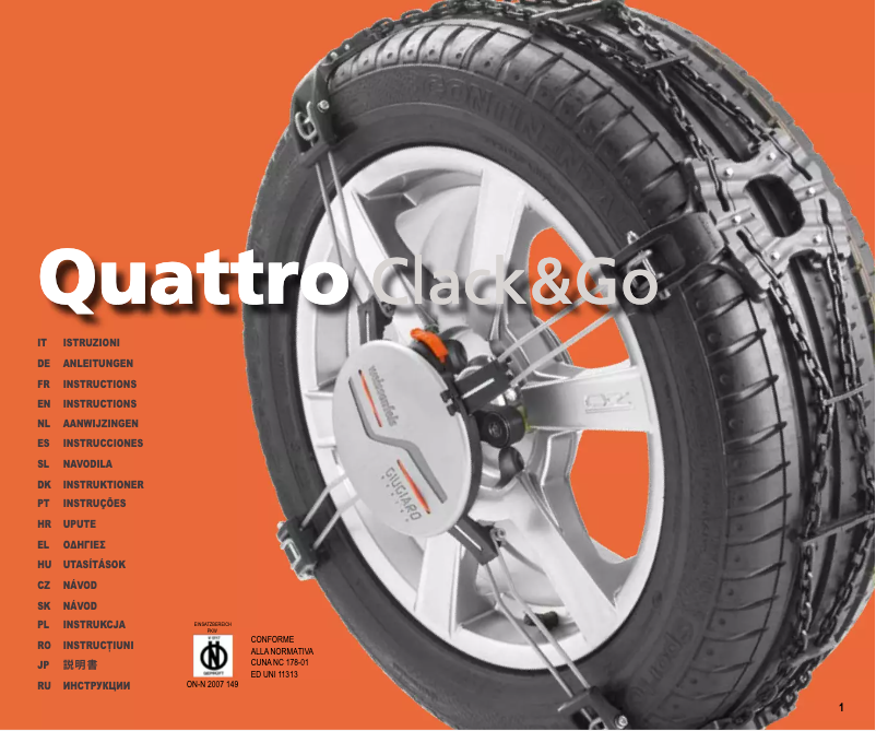 Image de la première page du manuel de l'appareil Quattro M90