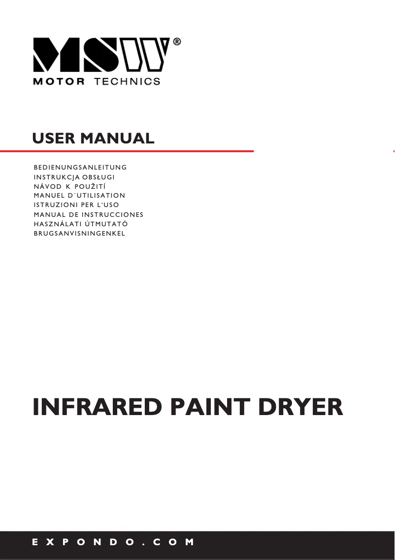 Página 1 del manual Manual de usuario MSW MSW-IPD-1000-1W