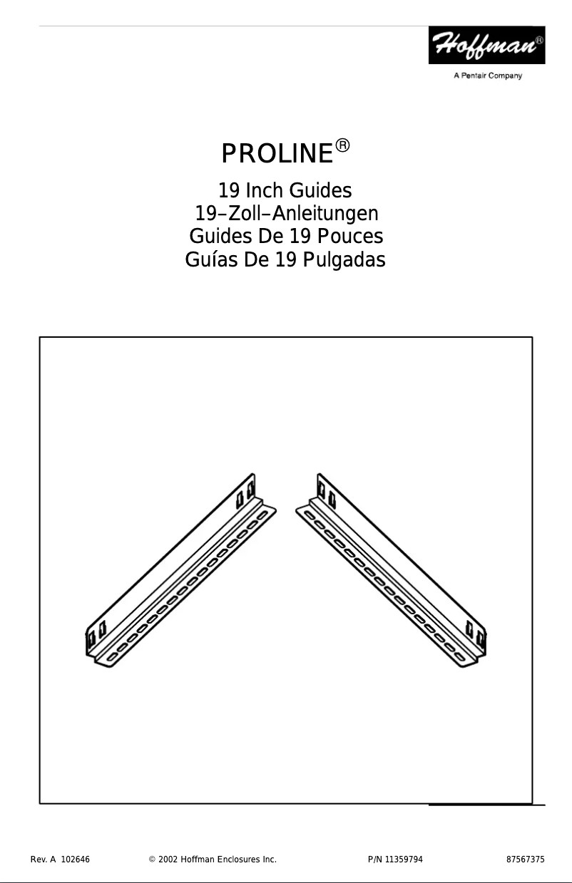 Página 1 del manual Manual de usuario Hoffman PG7