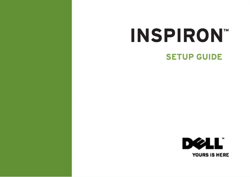 Page n°1 - Guide d'installation Dell Inspiron 1318