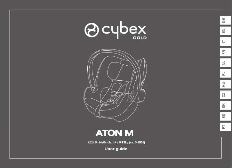 Image de la première page du manuel de l'appareil Aton M