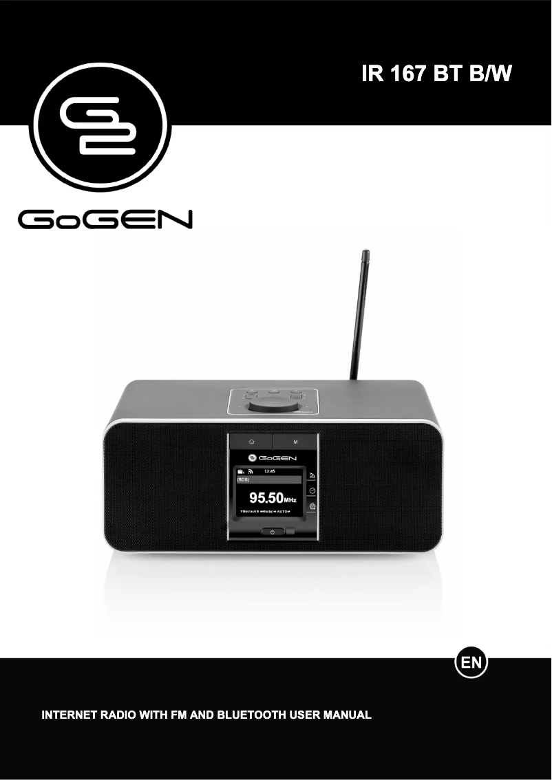 Page n°1 - Manuel utilisateur GoGen IR167BTB