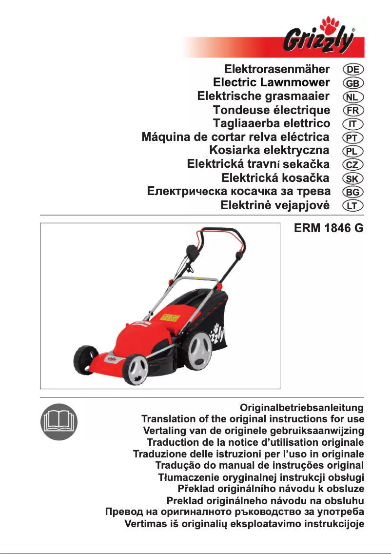 Página 1 del manual Manual de usuario Grizzly ERM 1846 G