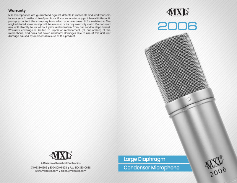 Image de la première page du manuel de l'appareil 2006