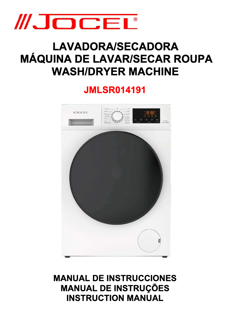 Page n°1 - Manuel utilisateur Jocel JMLSR014191