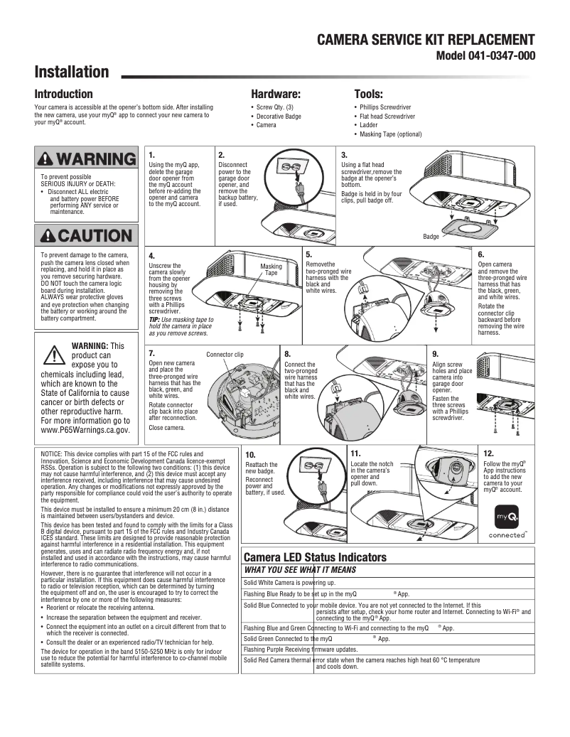 Image de la première page du manuel de l'appareil 041-0347-000