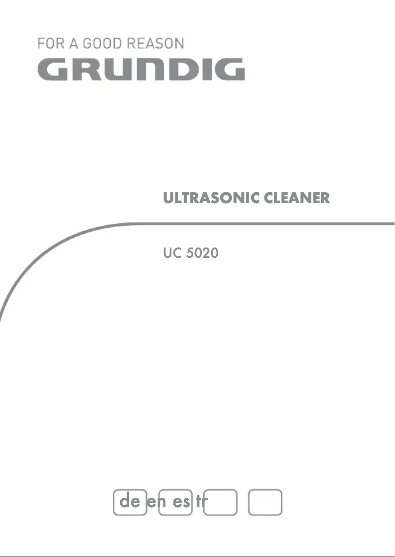 Page 1 de la notice Manuel utilisateur Grundig UC 5020