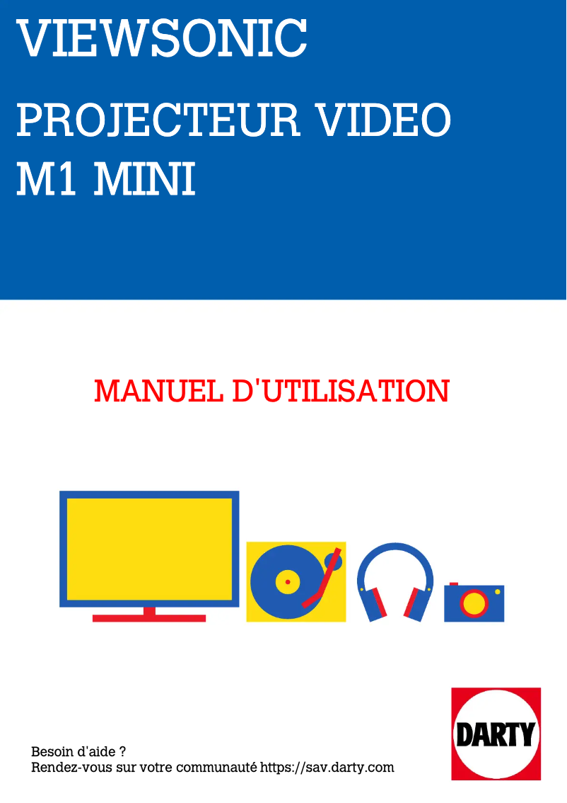 Page n°1 - Manuel utilisateur Viewsonic M1 mini