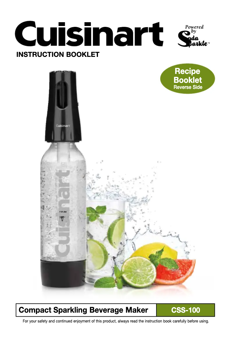 Image de la première page du manuel de l'appareil CSS-100