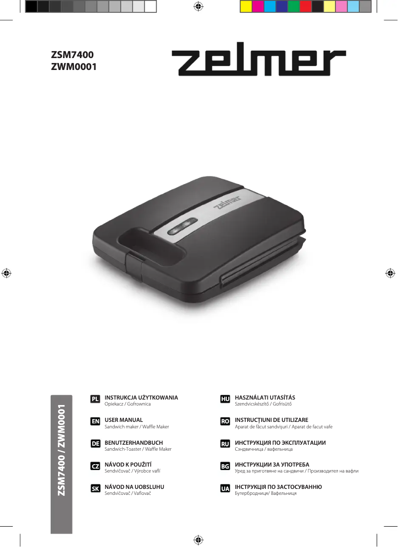 Página 1 del manual Manual de usuario Zelmer ZSM7400