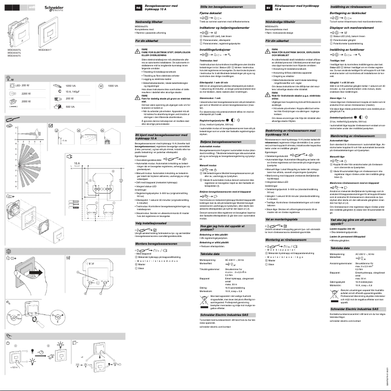 Image de la première page du manuel de l'appareil WDE002375