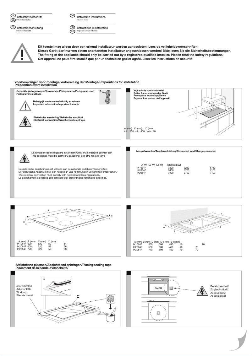 Página 1 del manual Guía de instalación Pelgrim IK2184