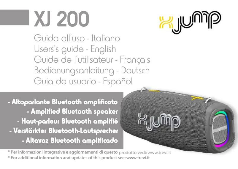 Page n°1 - Manuel utilisateur X JUMP XJ 200