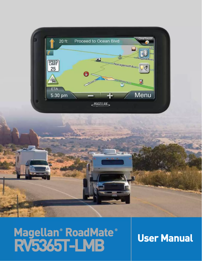Image de la première page du manuel de l'appareil RoadMate RV-5375T-LMB