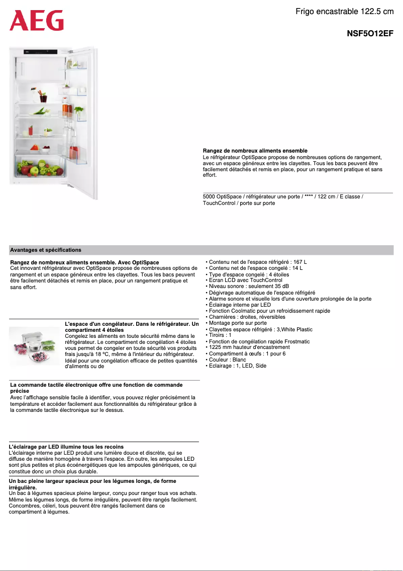 Image de la première page du manuel de l'appareil NSF5O12EF
