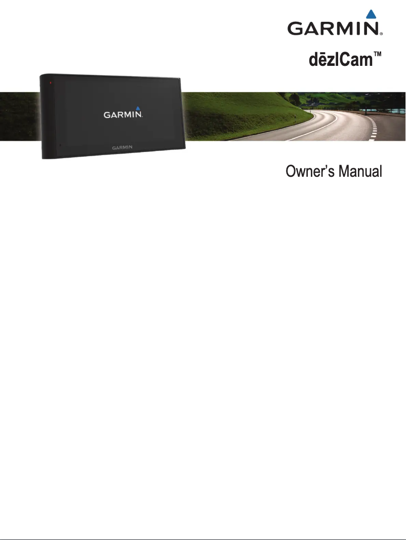 Page n°1 - Manuel utilisateur Garmin dēzlCam LMTHD