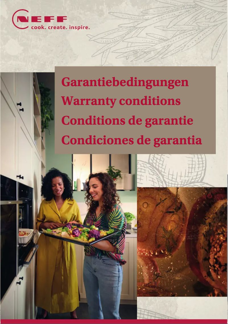 Page 1 de la notice Guide d'installation Neff CL4TT11G0