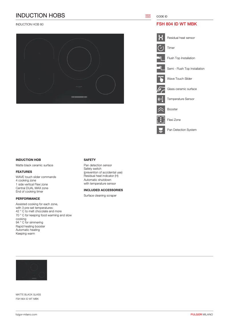 Image de la première page du manuel de l'appareil FSH 804 ID WT MBK