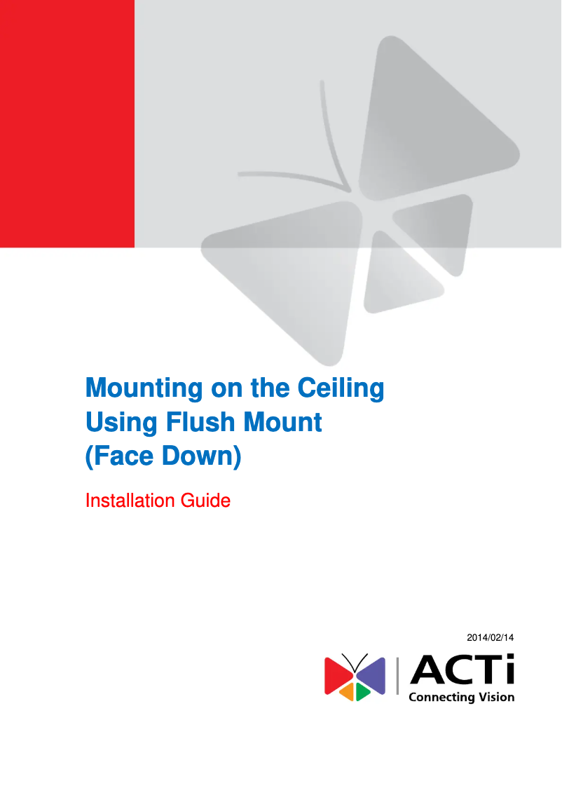 Page n°1 - Manuel utilisateur ACTi PMAX-1012