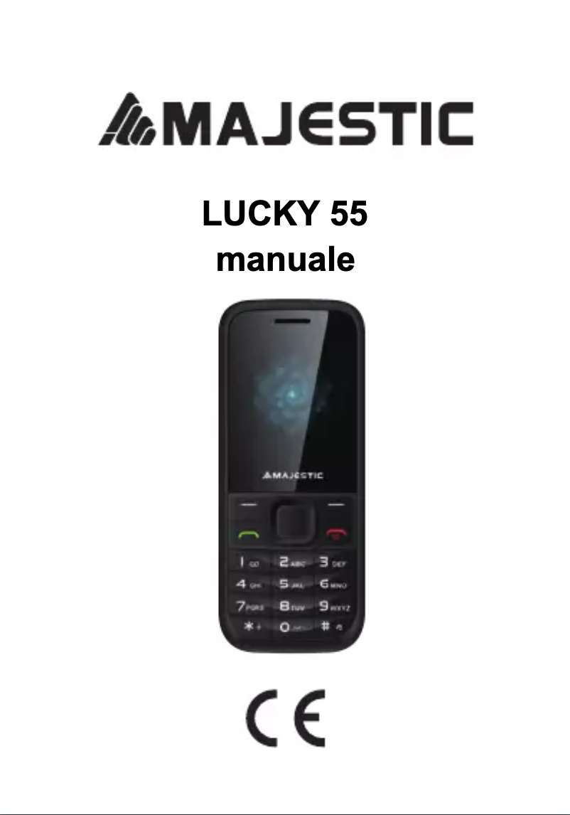 Page n°1 - Manuel utilisateur Majestic Lucky 55