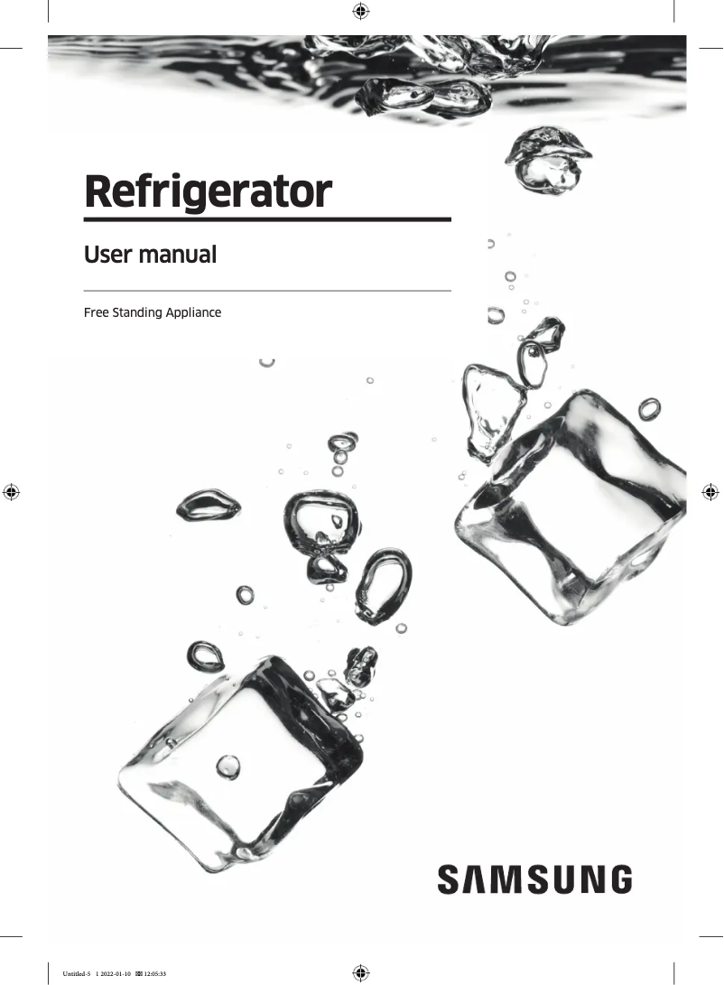 Image de la première page du manuel de l'appareil RT60K6341SL