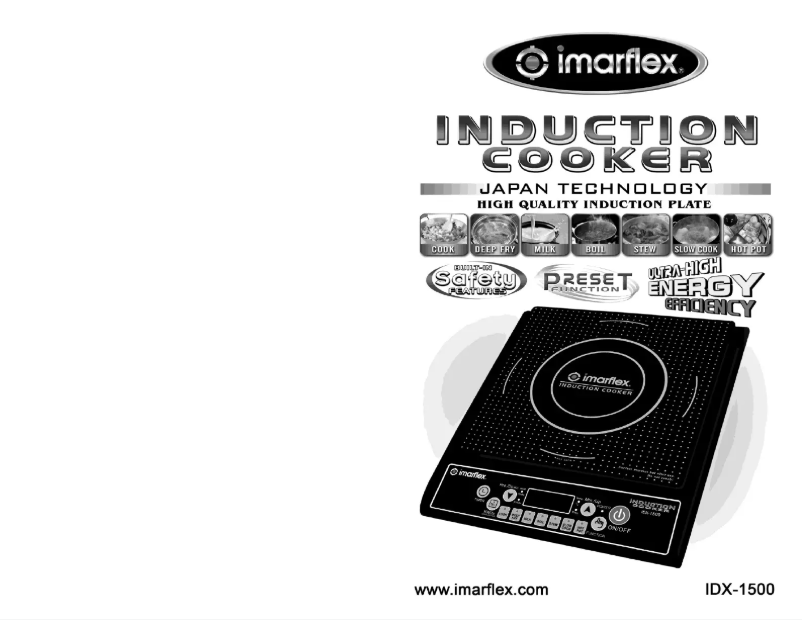 Page 1 de la notice Manuel utilisateur Imarflex IDX-1500