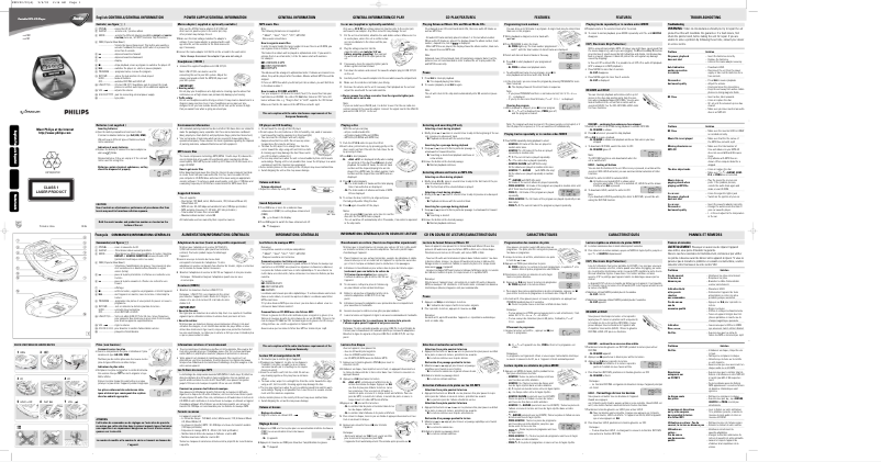 Page n°1 - Mode d'emploi Philips EXP221