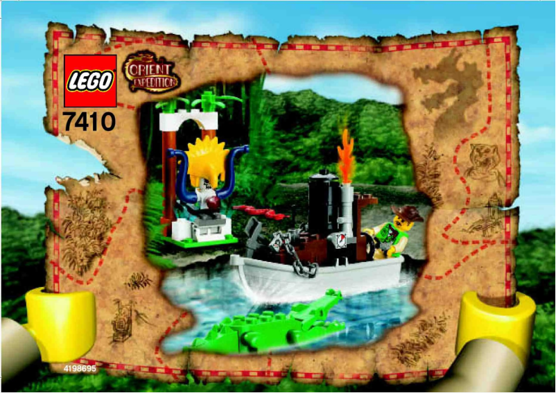 Página 1 del manual Manual de usuario Lego Adventurers 7410