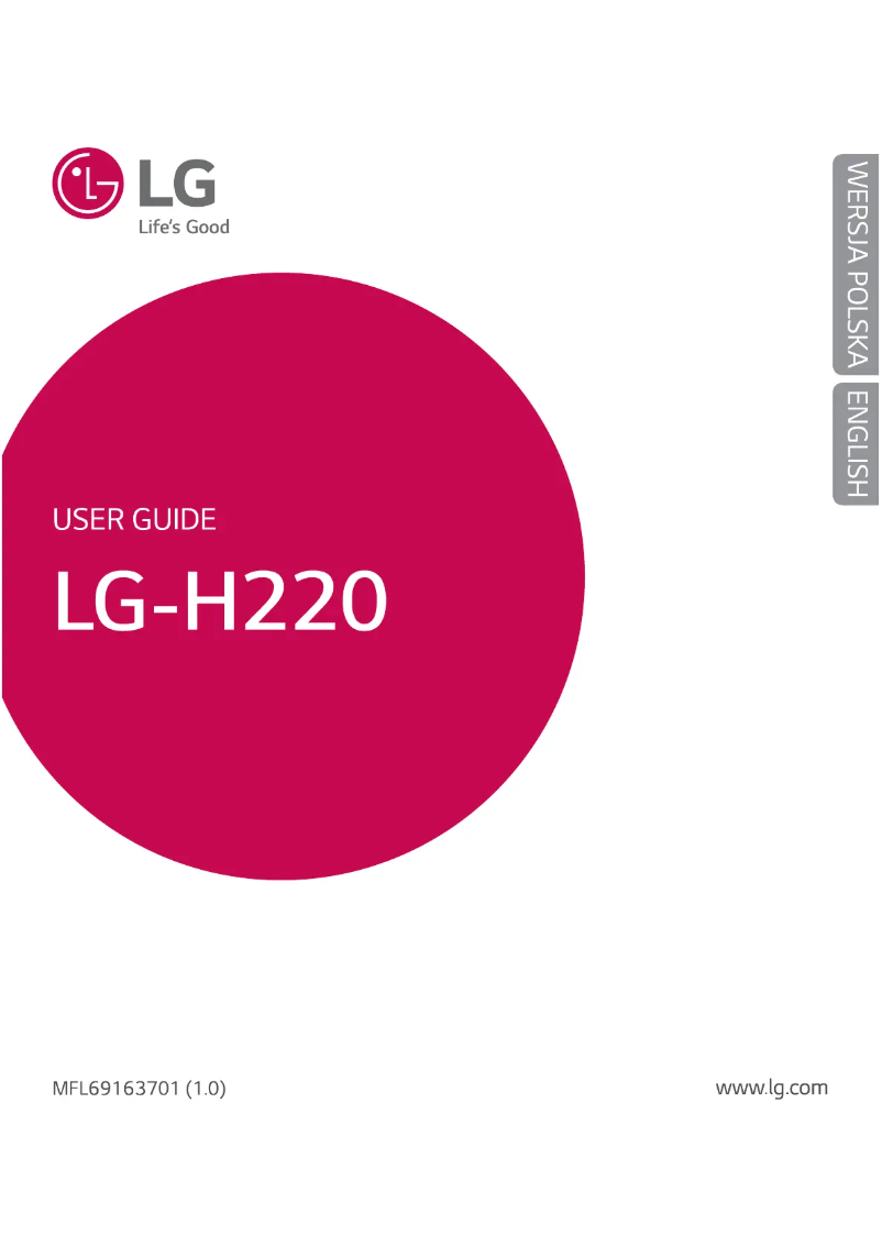 Página 1 del manual Manual de usuario LG Joy H220