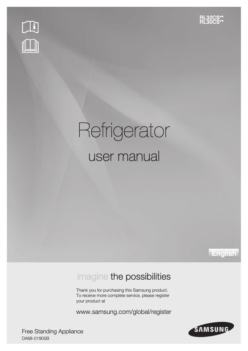 Page n°1 - Manuel utilisateur Samsung RL-30 CSCTS