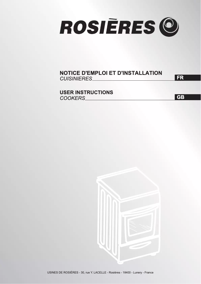 Page 1 de la notice Manuel utilisateur Candy FPP603NX