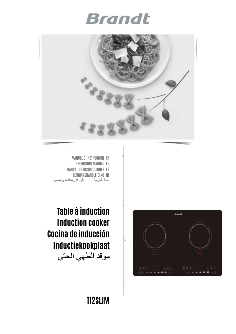 Page n°1 - Manuel utilisateur Brandt TI2SLIM