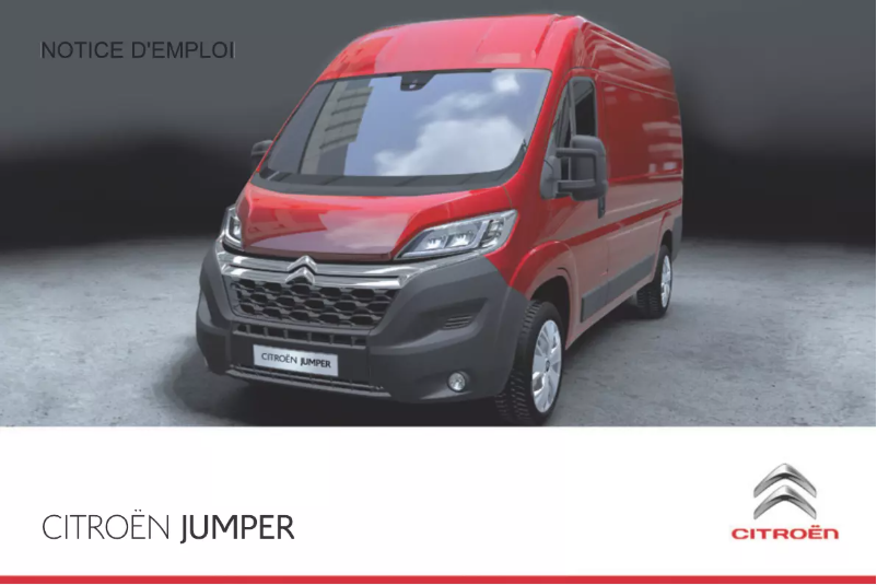 Page 1 de la notice Manuel utilisateur Citroën Jumper (2015)