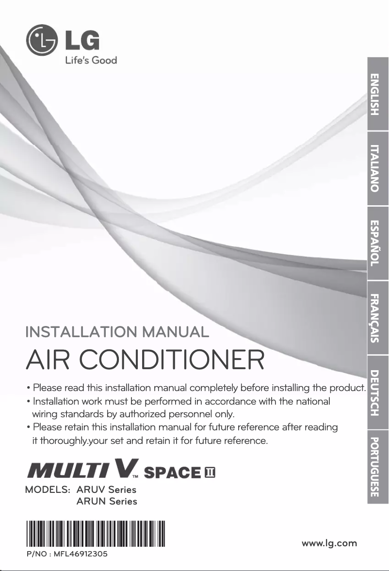 Page 1 de la notice Manuel utilisateur LG ARUV100LL2