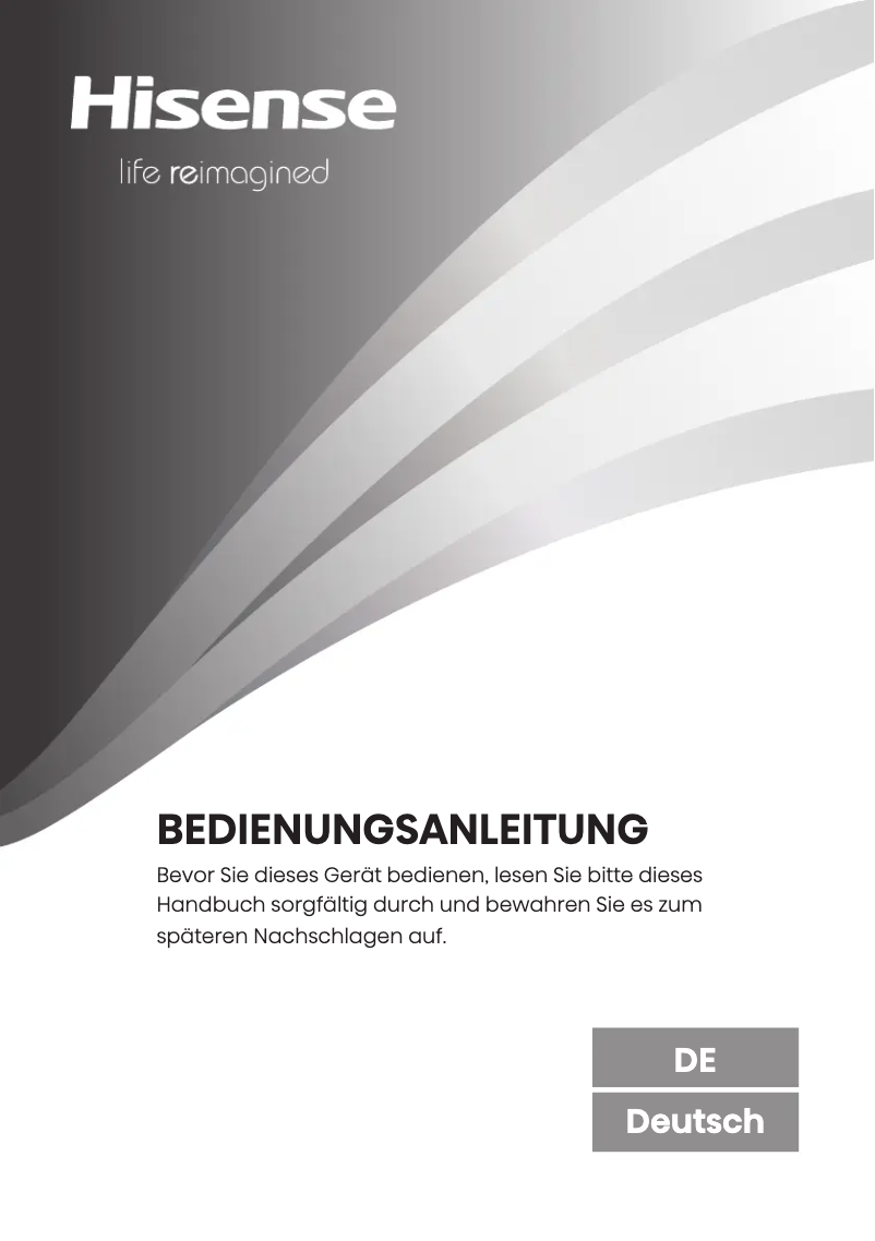 Page 1 de la notice Manuel utilisateur Hisense RQ5P470SAID