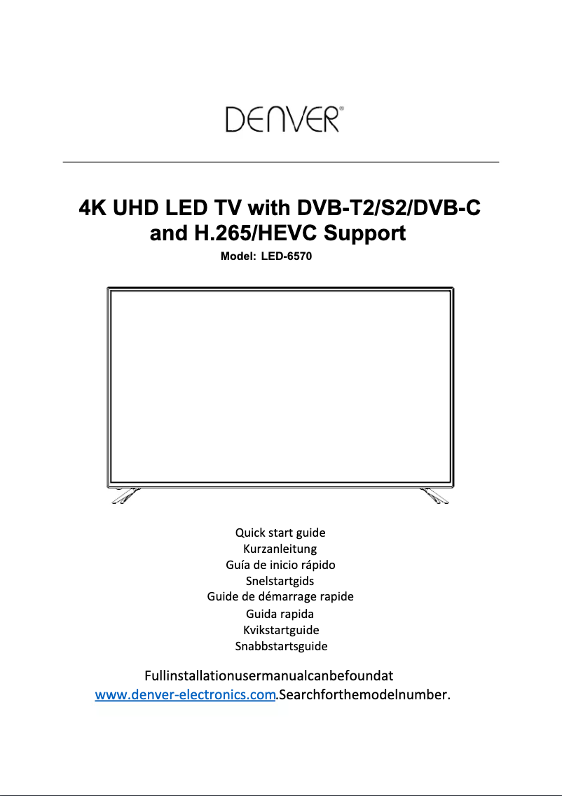 Imagen de la primera página del manual del dispositivo LED-6570