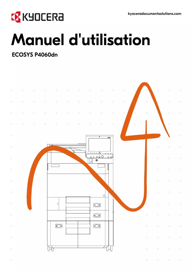 Page 1 de la notice Manuel utilisateur Kyocera ECOSYS P4060dn